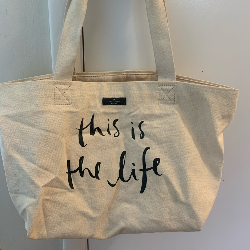 Kate Spade Canvas Tote